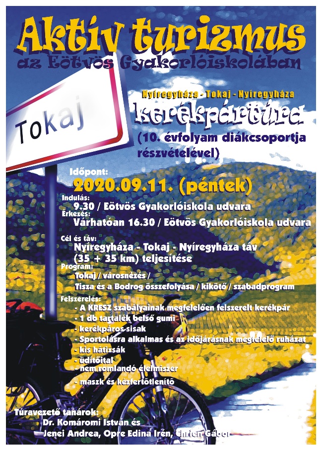 A program figyelemfelhívó és tájékoztató plakátja (Chrien G.)